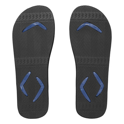 Men's Navy/Black Thongs - Boomerangz Footwear