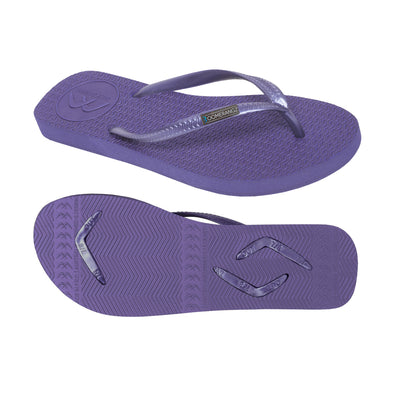 Slim Purple Flip-Flops