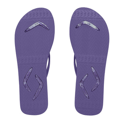 Slim Purple Flip-Flops