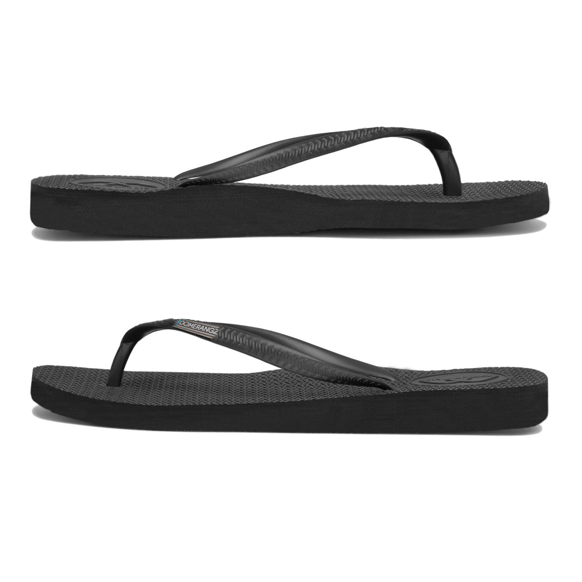 Plain Black Womens Classic Flip Flops, Size: 4-9 at Rs 300/pair in